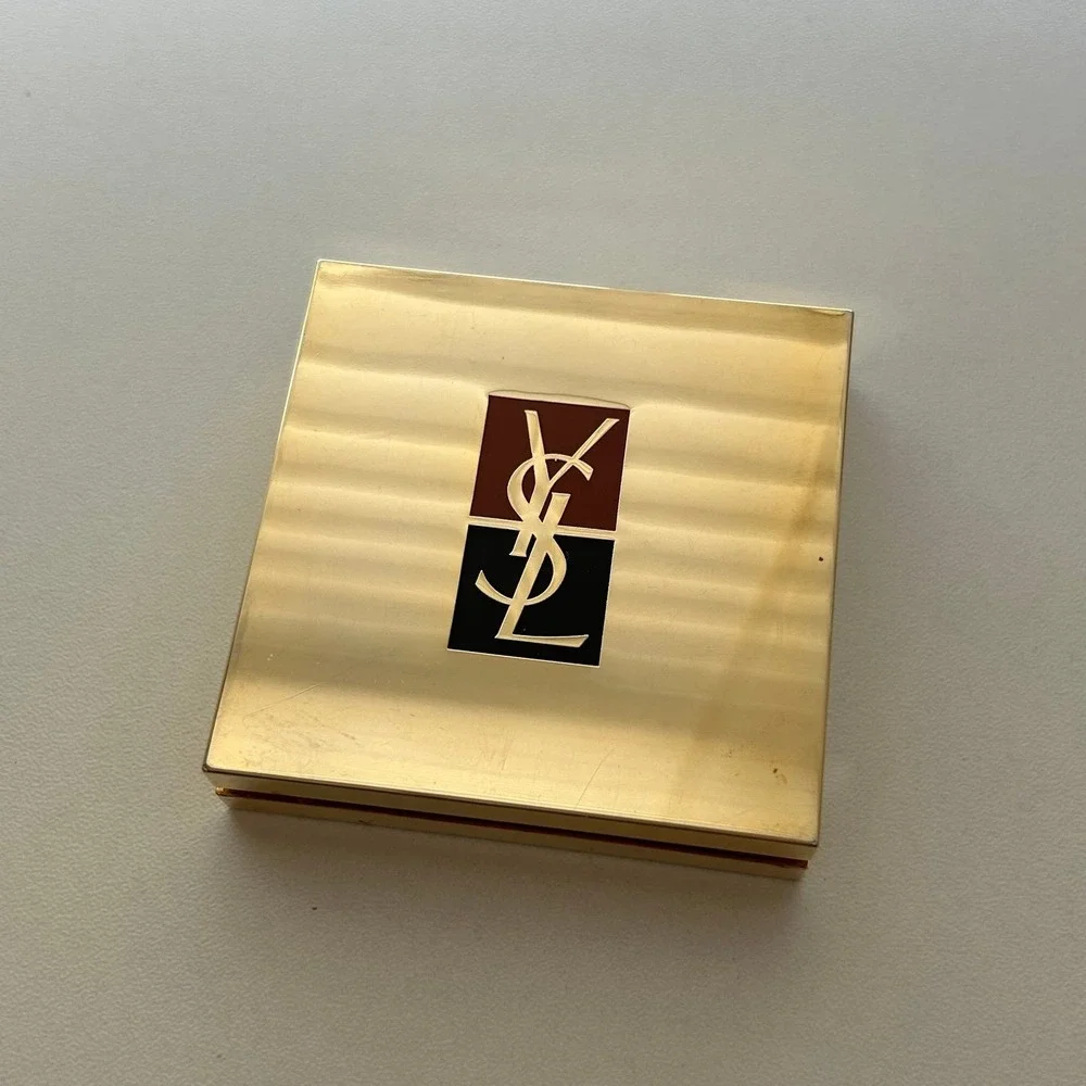 YSL 4 Color HARMONY Eye Shadow Palette navy Lavender Orange
